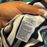 J.Crew  Navy Blue Striped Scoop Neck Top Photo 3