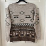 American Eagle Cozy Wool Blend Aztec Tribal Southwest Sweater sz‎ XS  Outfitters Photo 2