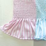 Petersyn New  Smocked Ruffle Tube Top Marianna Tutti Photo 6