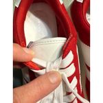 Madden Girl  Red Platform Sneakers White Stripe Lace Up Size 8.5 Photo 10