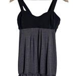 Lululemon Women’s gray black Run Back On Track tank top size 8 Photo 2