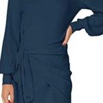 NWT VTSGN Women's Long Lantern Sleeve Knit Sweater Bodycon Mini Dresses Size:XL Photo 0