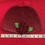 NWT Angela’s Designs hand crocheted ponytail hat beautiful variegated raspberry Pink Photo 7
