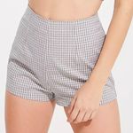 Urban Outfitters High Waist Plaid Zip Shorts Size Small Photo 5