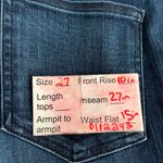 Veronica Beard Carolyn 10” bootcut red tuxedo stripe high rise jeans size 27 Photo 13