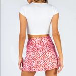 Princess Polly Quinny Pink Leopard Mini Skirt Photo 1