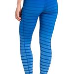 Vineyard Vines Royal Ocean Blue Dip Dye Stripe Performance Leggings Photo 1