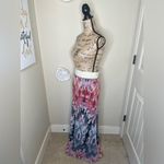 Anthropologie NTM: Vanessa Virginia Ikat Textured Pleated Maxi Skirt L Photo 7