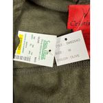 NWT V Cristina Olive Green Floral Embroidered‎ Open Front Faux Suede Jacket M Size M Photo 8