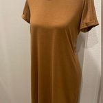 Cotton On Casual Brown Short Sleeve Crew Neck T-Shirt Mini Dress - XXS Photo 12