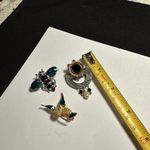 Hummingbird Lot Of 3 Rhinestone Brooch Pins Bird, Flower & Bug Photo 6