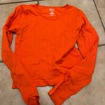 Womens FCT with love basics orange long sleeve tight shirt Size XL Photo 0