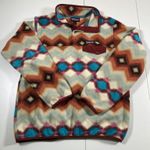 Patagonia Synchilla Medium Women Snap T Pullover Timber Twist Cinder Red Aztec Photo 0