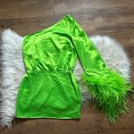 Retrofête RETROFETE Allegra Dress In Lime Punch Photo 5