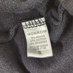 Rtr szS Monrow maternity casual dress sweatshirt dress studded long sleeves Black Size undefined Photo 5