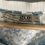 Go by go silk ICONIC go anytime tee in white blue print size medium Photo 1