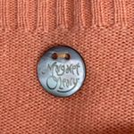 margaret o'leary  orange pullover 50% cashmere silk sweater long sleeve size xs Photo 1