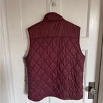 Banana Republic  burgundy purple quilted vest size large Photo 5