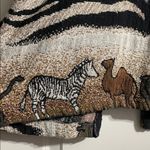 Sugar Street Weavers Safari Art to Wear Tapestry Jacket Vintage Size S Photo 8
