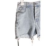 PacSun Shorts 90S Girlfriend Button Fly Denim Shorts Cut Off size 26 with heart Photo 1