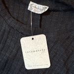 Free People  Intimately Top Womens S Black‎ Aura Layering Lightweight Sweater Photo 6