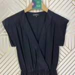 Aritzia  Babaton Corbett Romper Relaxed Pure Silk Short Sleeve Black Size‎ XS Photo 3