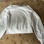 Heroine Sport laced solid sweatshirt white xs nwt Photo 6