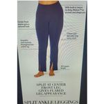 Brand New Ruby Ribbon Women's Size Medium Midnight Split Ankle Leggings Black Photo 1