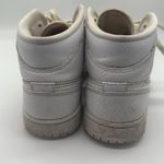 Nike Jordan 1 Mid White Snakeskin Sneakers Black Jumpman 2020 Womens 8.5 Photo 3
