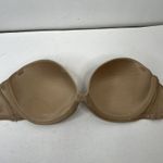 Le Mystere Size 34DDD 34F Bra Natural Sculptural Strapless Push Up Nude Beige Tan Photo 6