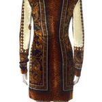 Versace NWOT  Velvet Leopard Dress Photo 7