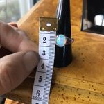 Natural Ethiopian Welo Opal Ruby Sterling Silver Ring Size 9 Photo 6