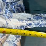 Gap  Blue and White Floral B/D Blouse | Women’s Size Small Photo 5