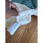 Universal Threads Universal Thread Womens S Sherpa Fleece Jacket With Floral Panels Teal & Cream Photo 12