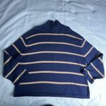 Gap Women's Tall Cotton Stripe Mock Neck Sweater Long Sleeve Sz Large TALL NWT Photo 7