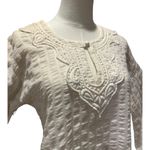 Vintage 70’s Evelyn Pearson Embroidered Muslin bell sleeved Dress size small Photo 3