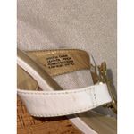 Michael Kors Beige Leather Platform Wedge Thong Sandal Size 9.5 M Photo 6