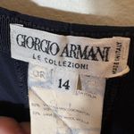 Giorgio Armani Le Collezioni Navy Blue Wool Blend Trousers Size 14 Made in Italy Photo 6