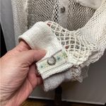 POL  open crochet Button down shacket. Antique white. Size Medium Photo 10