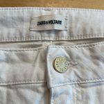 Zadig & Voltaire  Cream Color Ankle Cropped Jeans Photo 2