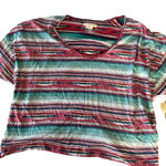 Obey  clothing women’s t shirt boxy for , high low crop Photo 0