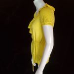 Calvin Klein  Yellow Ruffle Blouse (PS) Photo 3