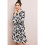 Anthropologie  Conversations Colloquial Long Sleeve Shirtdress 0 Abstract Art Photo 1