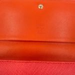 MCM  tri fold‎ wallet with bow, orange Photo 2