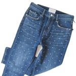 Current/Elliott NWT Vintage Cropped Slim in Night Rider Studded Jeans 26 Photo 1