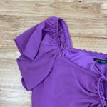 Wild Fable Women's Vibrant Purple Flutter Short Sleeve Top - Size Small - NWT Photo 3