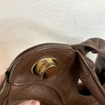 Foley and Corinna Leather Shoulder Bag Brown Gold Turnkey Boho Photo 12