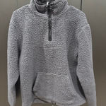 PINK - Victoria's Secret  Quarter-Zip Sherpa Pullover Photo 0