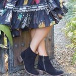 BEEK Nighthawk Black Leather Ankle Boots size 6 Photo 3