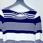 Lilly Pulitzer The Bay Dress True Navy Coconut Stripe Jacquard Knit Dress Sz XS Photo 4